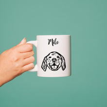 Load image into Gallery viewer, Custom Pet Face Mug + Name
