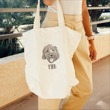 Load image into Gallery viewer, Custom Pet Face Tote Bag
