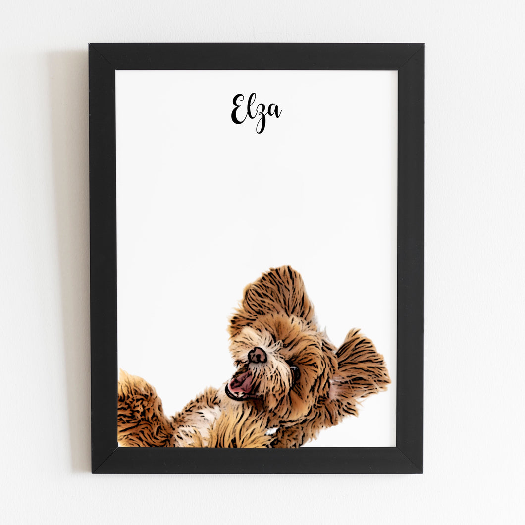 Custom Pet Portrait | Cartoon Style