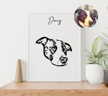 Load image into Gallery viewer, Custom Pet Ilustration Digital File | Head
